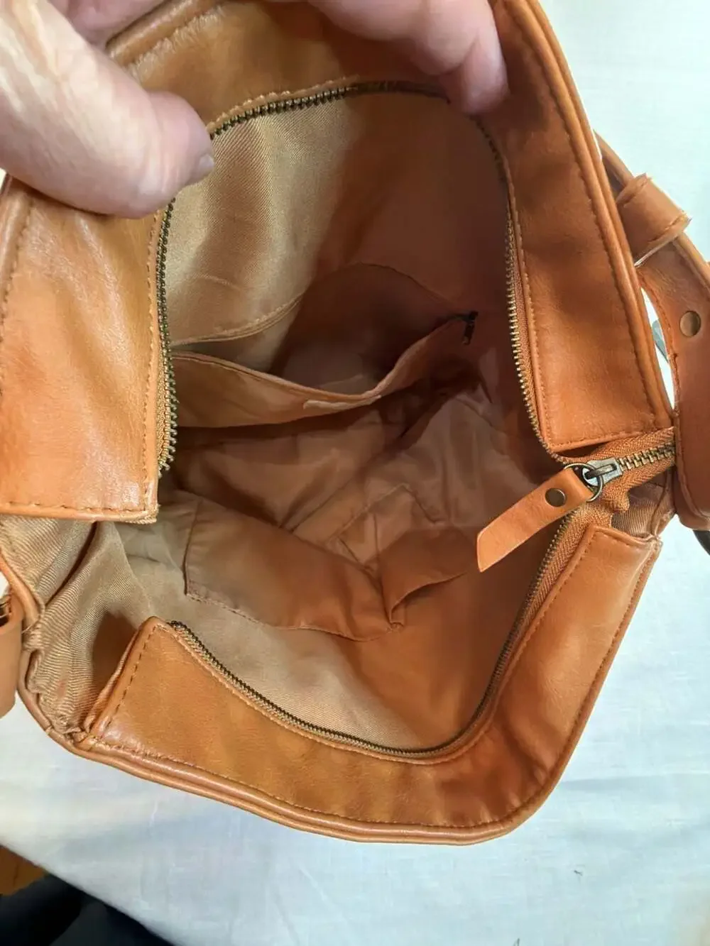 Universal Thread Brown Faux Leather Slouchy Hobo Shoulder Bag